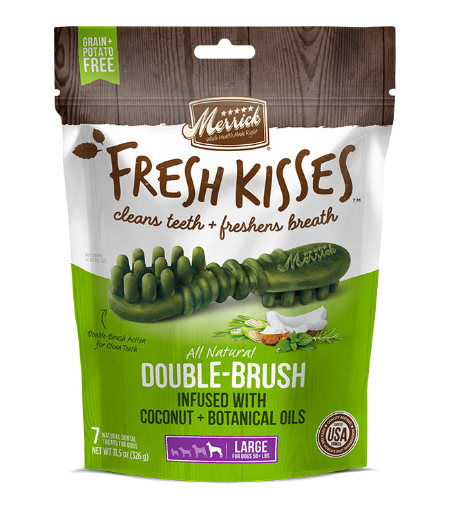Merrick Fresh Kisses Coconut Oil For Large Dogs (70 Lbs) 11.7Oz
