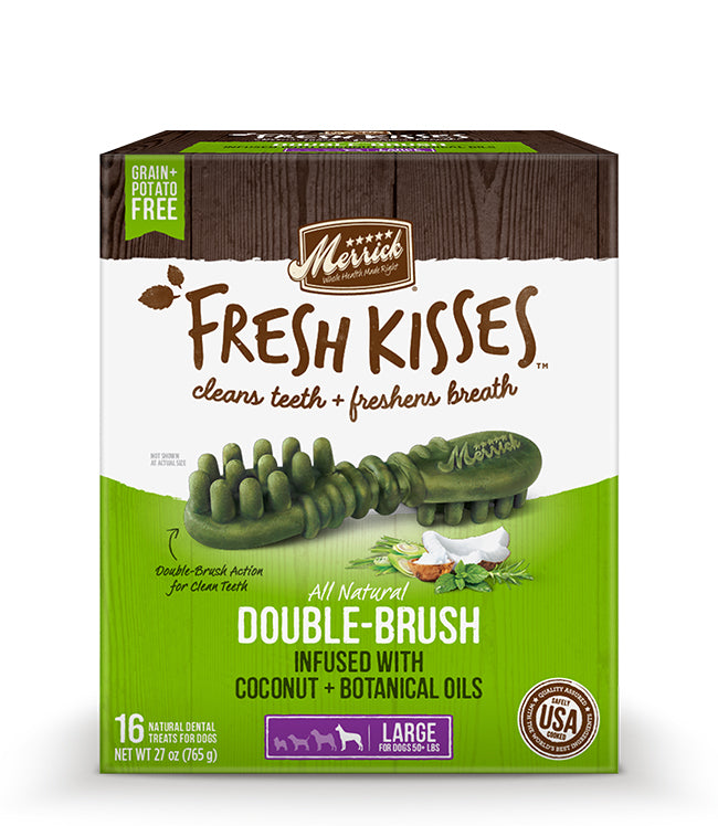 Merrick Fresh Kisses Coconut Oil For Large Dogs (70 Lbs) 30Oz