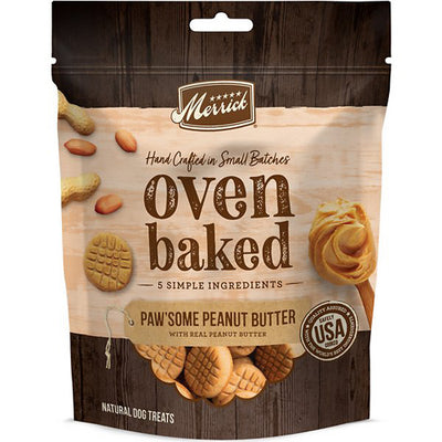 Merrick Dog Oven Baked Pawsome Peanut Butter 11Oz (Case of 6)
