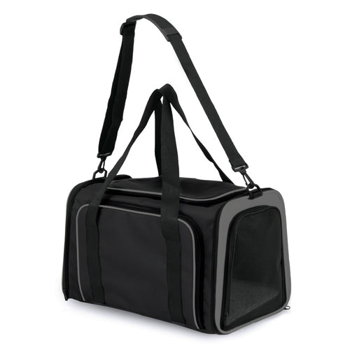 Petmate See and Extend Dog Carrier Navy One Size 18 in