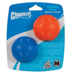 Chuckit! Strato Ball Dog Toy Blue; Orange 2 Pack Small