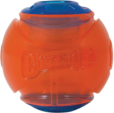 Chuckit! Flash Led Ball Dog Toy Blue, Orange Medium