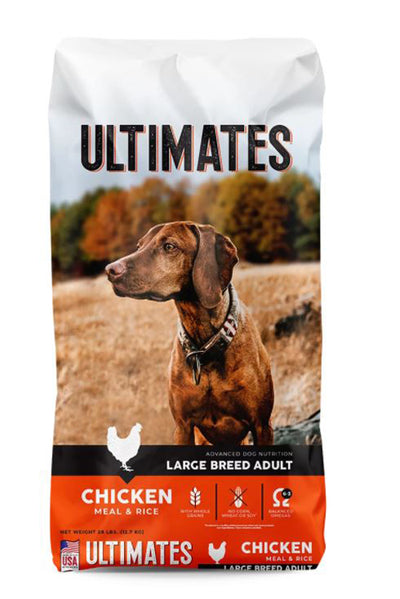 Ultimate Dog Adult Large Breed Chicken Meal Rice 40LB