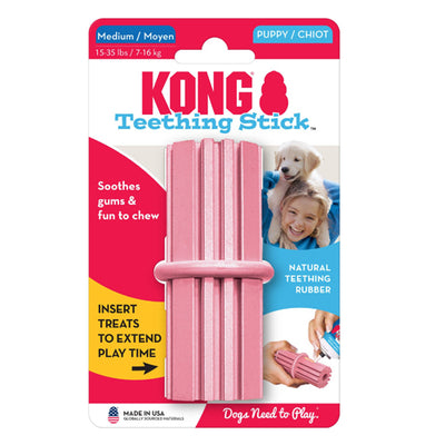 KONG Teething Stick Puppy Toy Assorted 1ea/MD