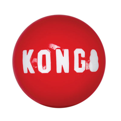 KONG Signature Ball Dog Toy Red 1ea/MD
