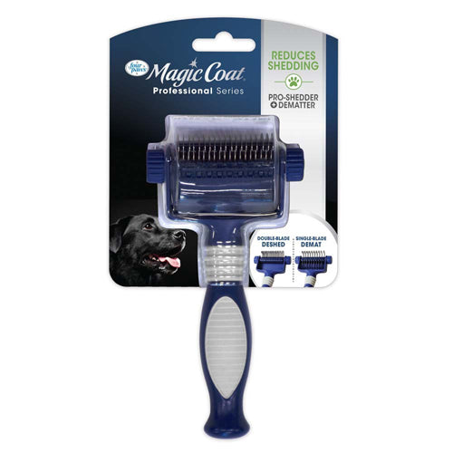 Four Paws Magic Coat Professional Series Pro-Shedder Dematter Dog Deshedding Tool