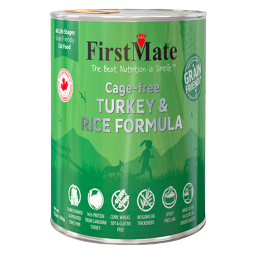 Firstmate Dog Grain Friendly Turkey & Rice Formula 12.2oz.