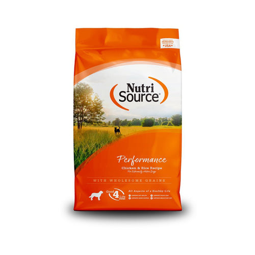Nutrisource Dog Performance Chicken & Rice 40Lb