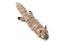 Skinneeez Extreme Quilted Dog Toy Squirrel Gray 14 in
