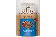 Ultra All Natural Biscuits Antioxidant Blend With Wild Blueberry and Pomegranate Dog Treats 16 Oz.