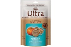 Ultra All Natural Biscuits Healthy Digestion Blend With Oatmeal and Pumpkin Dog Treats 16 Oz.