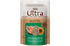 Ultra All Natural Biscuits Healthy Skin and Coat Blend With Natural Salmon Meal and Sunflower Oil 16 Oz.