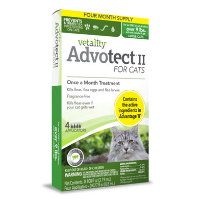 Vetality Advotect II Cat Flea Treatment
