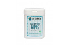 Earthbath Tooth and Gum Wipes for Dogs; Cats; Puppies; and Kittens 25ct