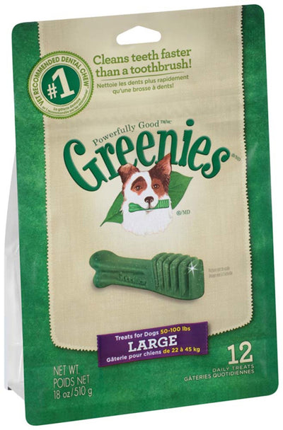Greenies Original Dog Dental Treat 18 oz 12 Count Large