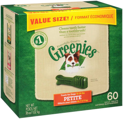 Greenies Dog Dental Treats Original 1ea-36 oz; 60 ct; Petite