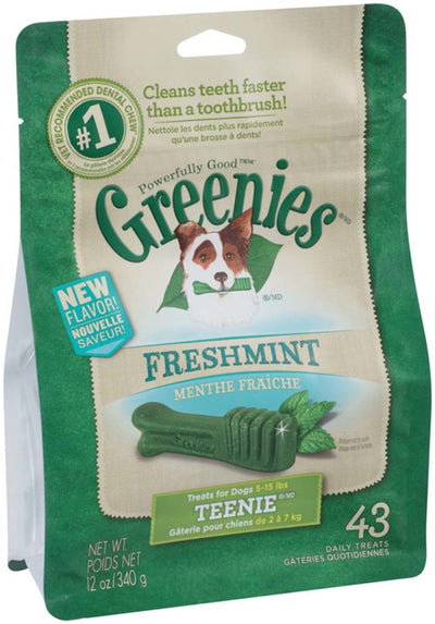 Greenies Fresh Dog Dental Treat 27 oz 43 Count Teenie