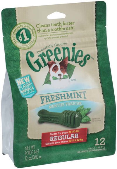 Greenies Fresh Dog Dental Treat 27 oz 12 Count Regular