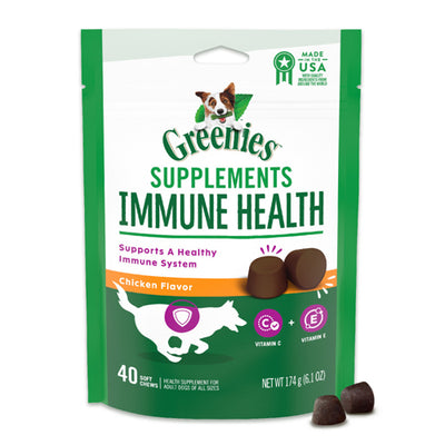Greenies Immune Health Supplements 1ea/40 ct