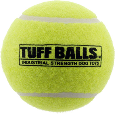 Petsport USA Tuff Ball Dog toy Yellow 2.5 in