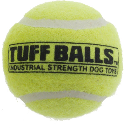 Petsport USA Tuff Ball Dog toy Yellow 4 in