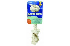 Booda 2-Knot Rope Bone Dog Toy 2 Knots Rope Bone White Extra Large