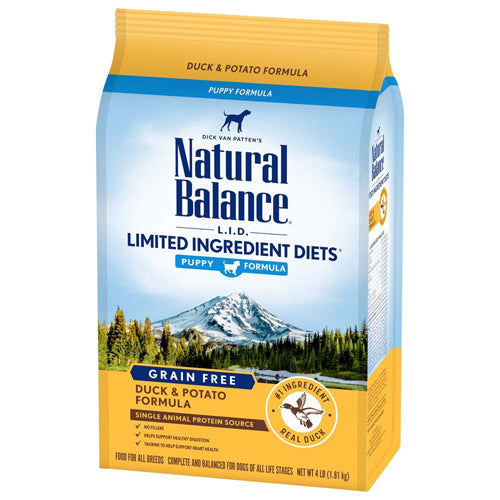 Natural Balance Pet Foods LID Duck and Potato Puppy 4 lb