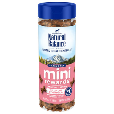 Natural Balance Pet Foods LID Mini Rewards Soft and Chewy Salmon Dog Treats 5.3 oz