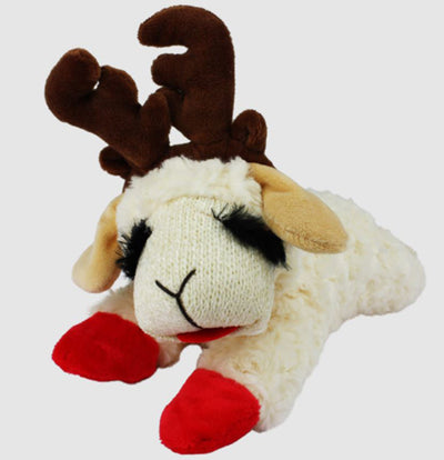 Multipet Lamb Chop with Antlers 10.5 inch