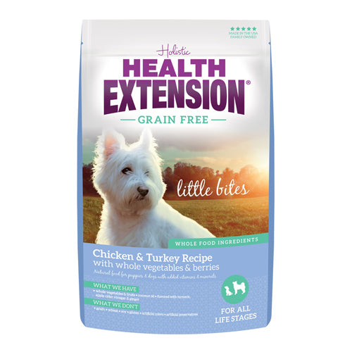 Health Extension Grain Free ~ Little Bites ~ Chicken and Turkey 3.5lb