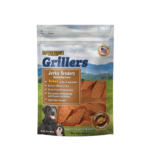 Savory Prime Grillers Turkey Tenders Dog Treat 1ea-16 oz