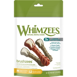 Whimzees Brushzees Medium 12.7 Oz. Bag