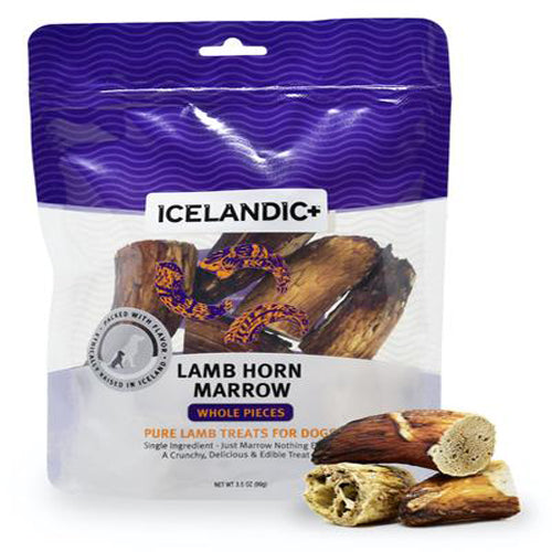 Icelandic Lamb Marrow Whole Pieces Dog Treat 4.5-Oz Bag