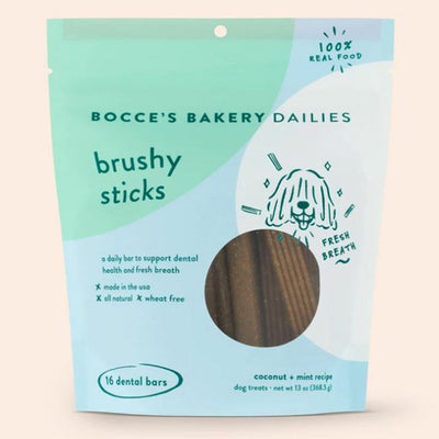 Bocces Bakery Dog Brushy Sticks 13 Oz