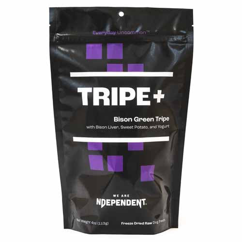 Ndependent Dog Tripe Freezedried Bison 4oz.