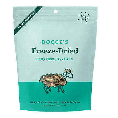 Bocce'S Bakery Dog Freeze Dried Lamb Liver Treats 3Oz