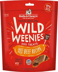 Stella and Chewys Dog Freeze Dried Weenie Beef 3.25 Oz.