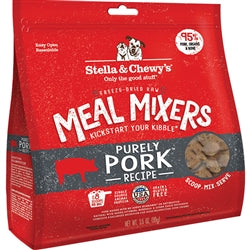 Stella and Chewys Dog Freeze-Dried Mixer Pork 3.5 Oz