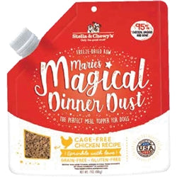 Stella and Chewys Dog Freeze-Dried Maries Magical Dinner Dust Chicken 7Oz