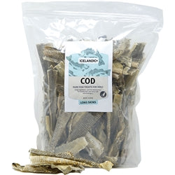 Icelandic Dog Cod Skin Pieces 16Oz