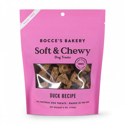 Bocces Bakery Dog Soft and Chewy Duck 6Oz.
