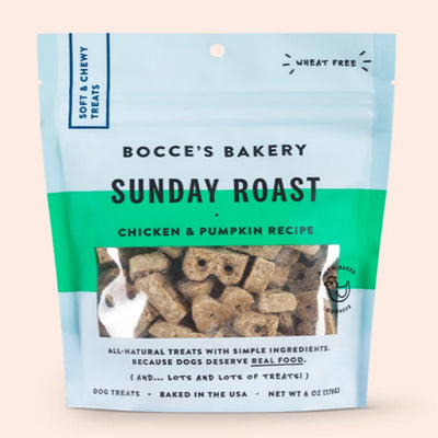 Bocces Bakery Dog Soft and Chewy Sunday Roast 6Oz