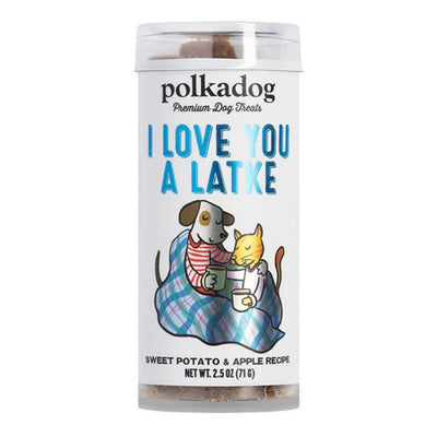 Polka Dog Bakery Holiday Mini Tube Love You Latke Sweet Potato And Apple 2.5Oz