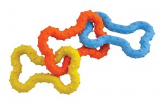 Petstages Bone Tug Toy Multi-Color Mini