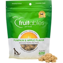 Fruitables Crunchy Baked Dog Treats Pumpkin Apple; 7 oz