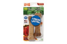 Nylabone Healthy Edibles All Natural Long Lasting Roast Beef Flavor Chew Treats 2 Count; Roast Beef; 1ea-XS-Petite