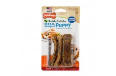 Nylabone Healthy Edibles Puppy Natural Long Lasting Dog Chew Treats Lamb Apple; 1ea-XS-Petite 4 ct