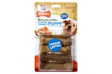 Nylabone Healthy Edibles Puppy Natural Long Lasting Dog Chew Treats Lamb Apple; 1ea-XS-Petite 8 ct