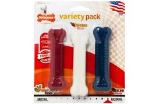 Nylabone Power Chew Variety Triple Pack Chicken; Bacon Peanut Butter; 1ea-SMall-Regular 3 ct