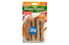 Nylabone Healthy Edibles All Natural Long Lasting Turkey Apple Dog Chew Treats 4 Count; Turkey Apple; 1ea-SMall-Regular